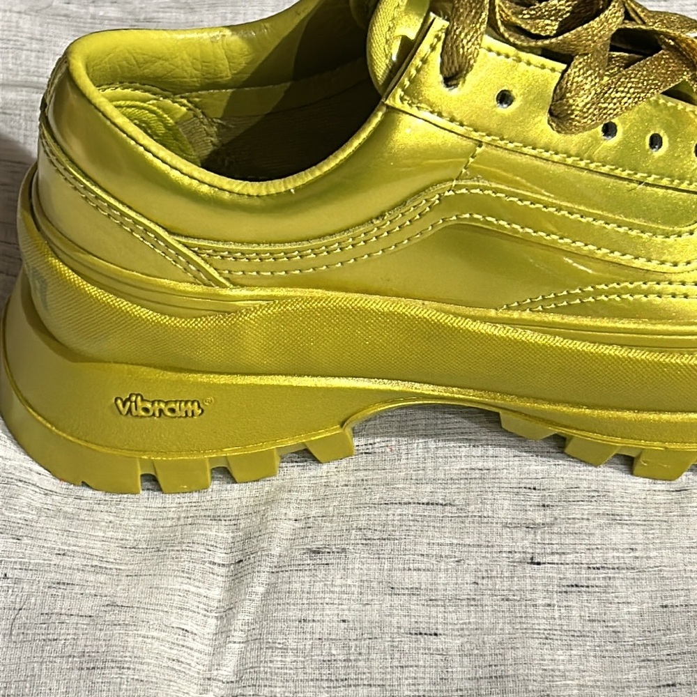 Vans Chunky Platform Sneakers in Bright Yellow - Picture 11 of 12